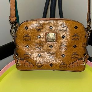 MCM Gorgeous Crossbody Tan Bag Classic!